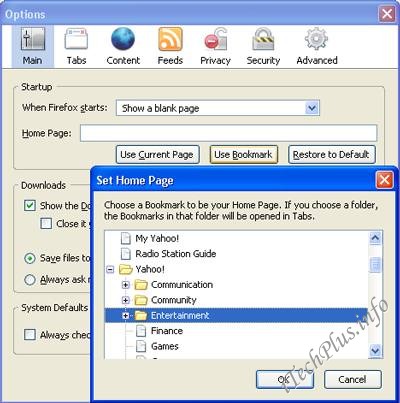 Thiết lập nhiều homepage trong trình duyệt Firefox