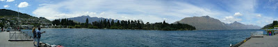 My New Zealand Vacation, Queenstown, Lake Wakatipu, Pano93