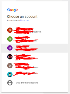 Memilih Akun Gmail