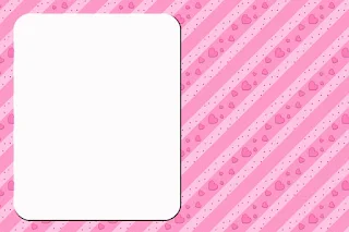 Pink Stripes Free Printable Invitations, Labels or Cards.