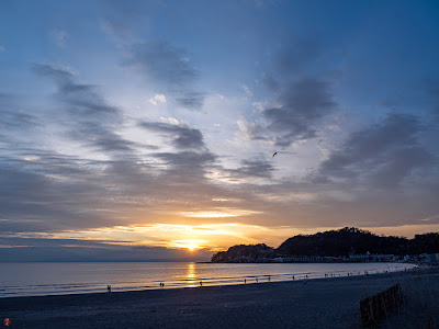 Sunset: Yuigahama-beach