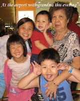 Grandma with the grandchildren