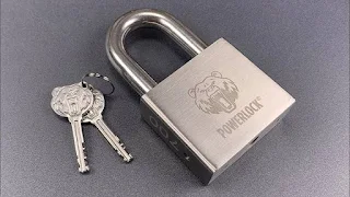 A padlock