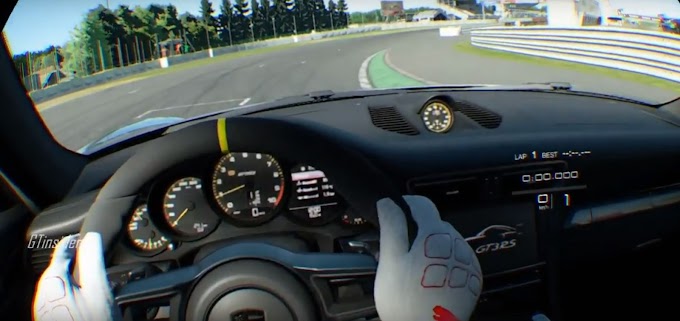 VR Porsche 911 GT3 RS - GT Sport Tsukuba Circuit