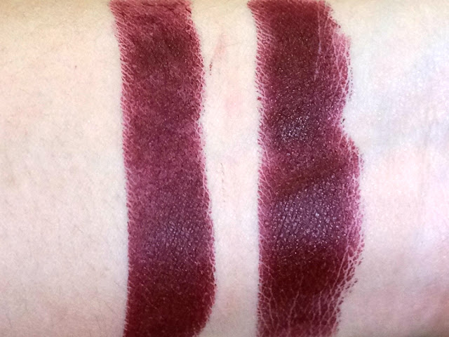 Maybelline Color Sensational Creamy Matte Lipstick in 696 Burgundy Blush swatch