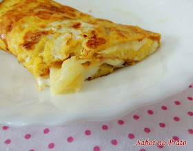 receita de omelete recheada simples de fazer