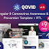 Qovid - Angular 9 COVID-19 Medical Prevention Template