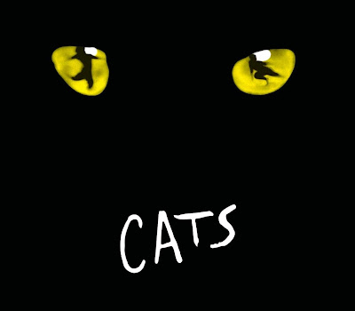 Black London Theater poster for Cats