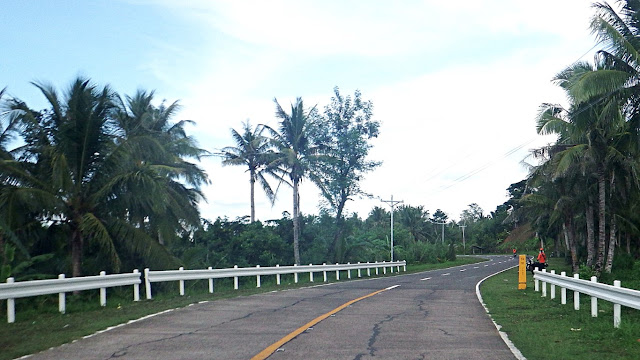part of the highway from Pambujan to Rawis Laoang Northern Samar