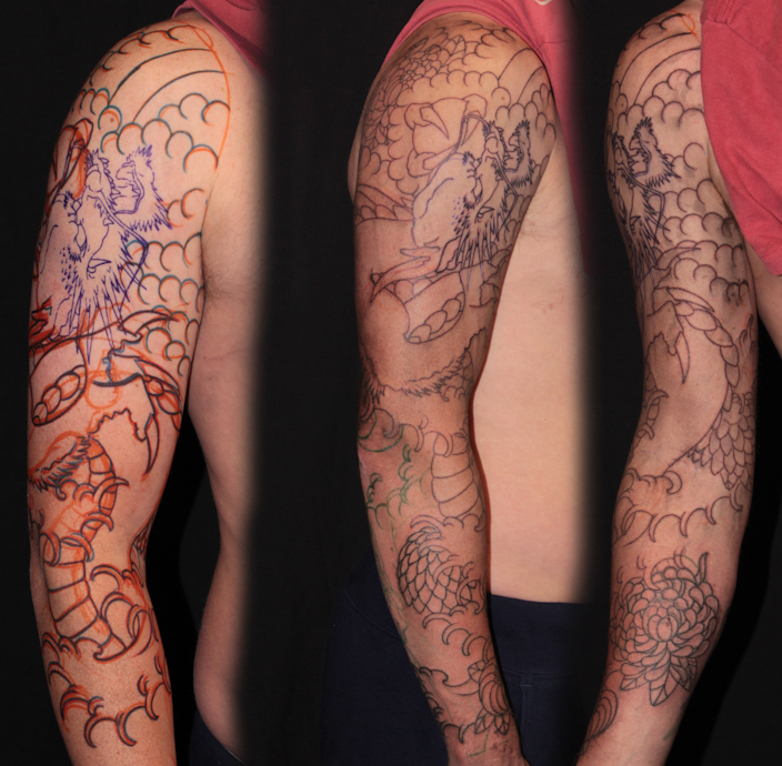 tattoo sleeve dragon