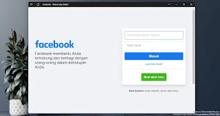 Membuka Facebook Melalui Aplikasi Facebook (2)
