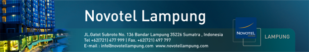 Lowongan Novotel Lampung Terbaru November 2013