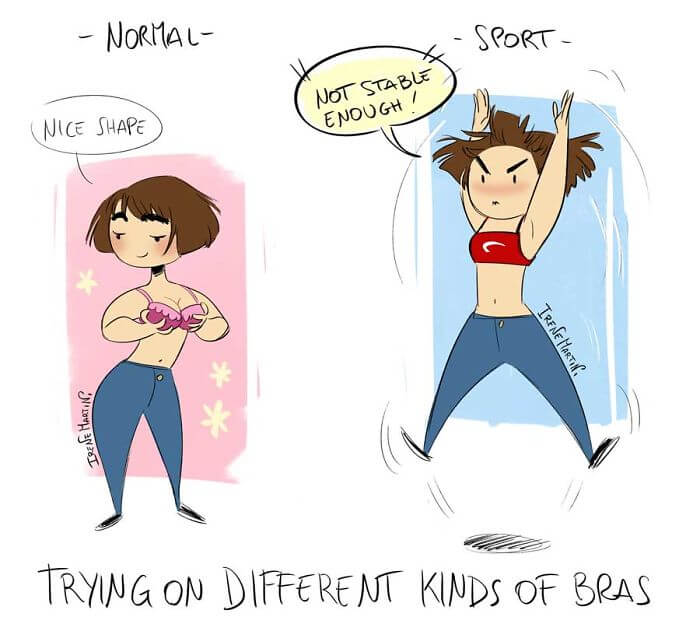 40 Hilarious Comics About How A Bra Can Ruin A Woman's Day - Stuff Men Will Never Understand