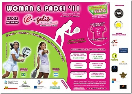 Woman & Padel en mérida mayo 2011