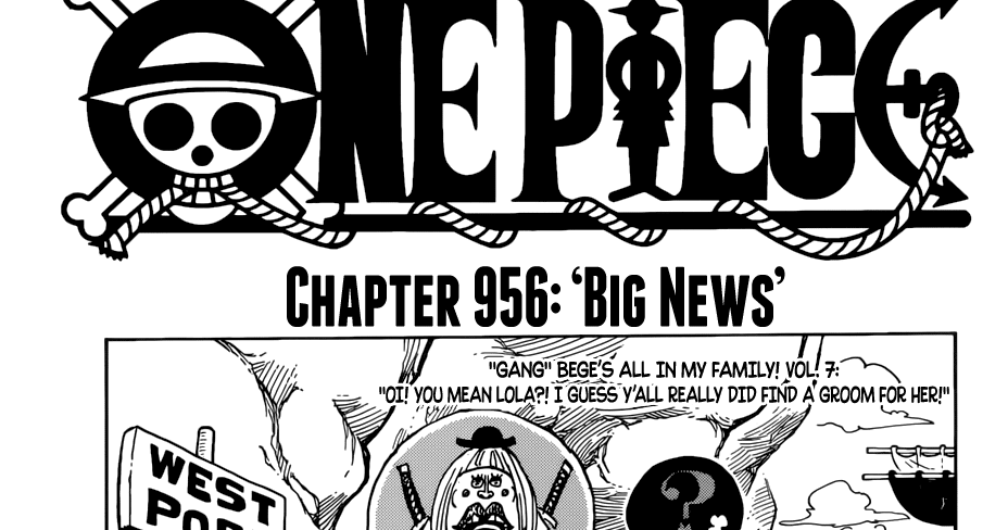 One Piece Chapter 956 One Piece Chapter 956