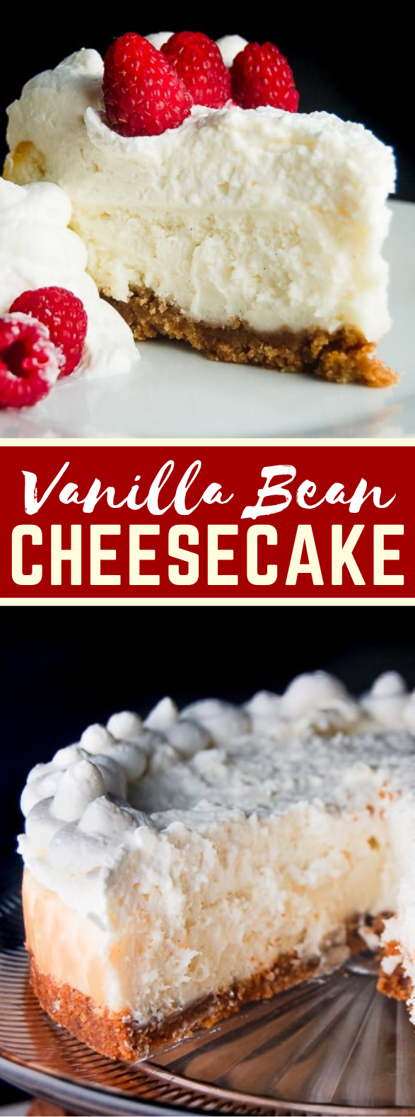 Vanilla Bean Cheesecake #desserts #homemade