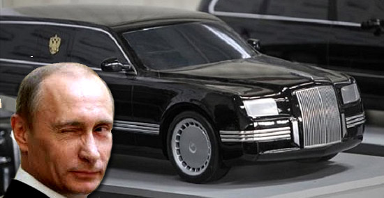 Direto da Rússia - conheça a nova limosine Porche de Vladimir Putin