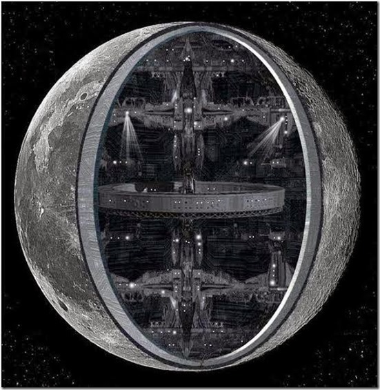 base alienigena en la luna, una hueca, bases en la luna, extraterrestres en la luna