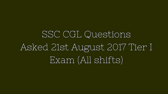 ssc cgl question