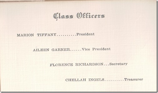 Class Officers