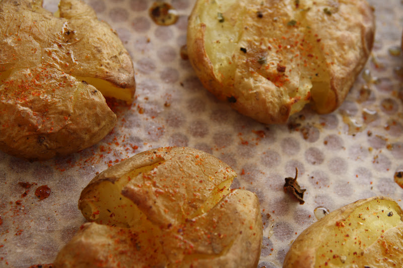 Parmesan Et Paprika Pommes De Terre Tapees Au Paprika Doux Et