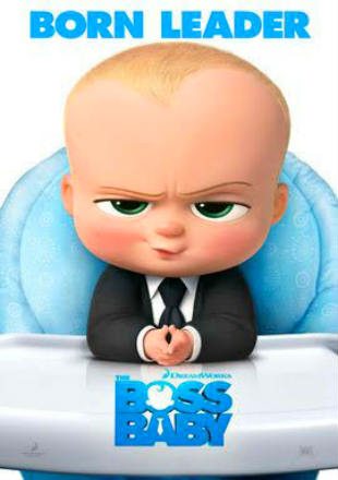 Poster of The Boss Baby 2017 HDRip 720p Dual Audio In Hindi English
