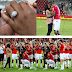 Photos: Nigerian footballer, John Ogu proposes to girlfriend on the pitch