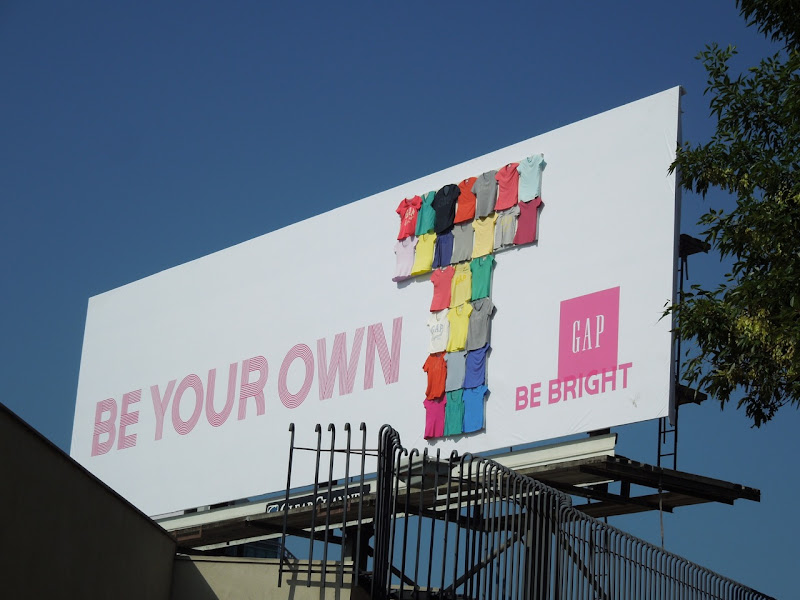 Gap Be Your Own T billboard 