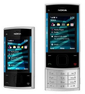 Nokia X3 Slider Phone