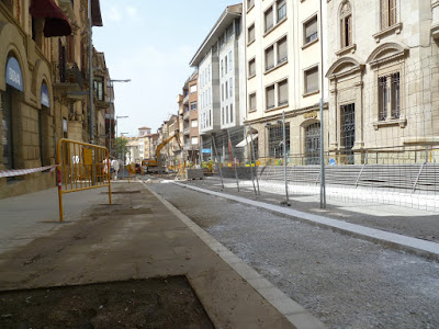 Les obres de la rambla Hospital  i plaça de Gerbert d’Orlhac progressen sota el calendari establert