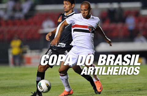 Artilheiros da Copa do Brasil 2012, Artilharia da Copa do Brasil