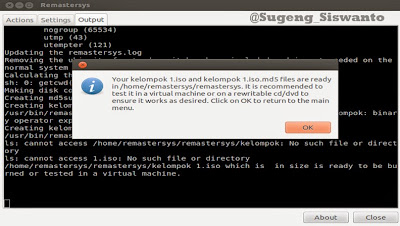 Cara Remastering Ubuntu 14.10 (LINUX) dengan Remastersys 