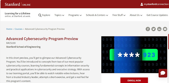 Advanced Cybersecurity Program Preview
