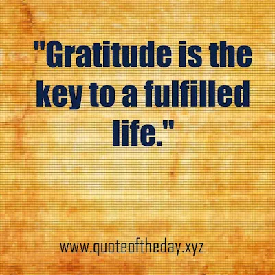 Gratitude and Appreciation