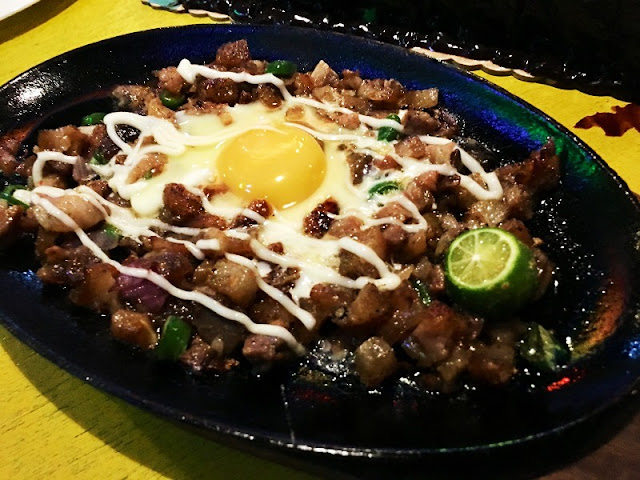 Pork Sisig Food Menu at Cafe Egao