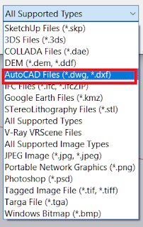 Cara Mengimport File AutoCAD Ke Sketchup