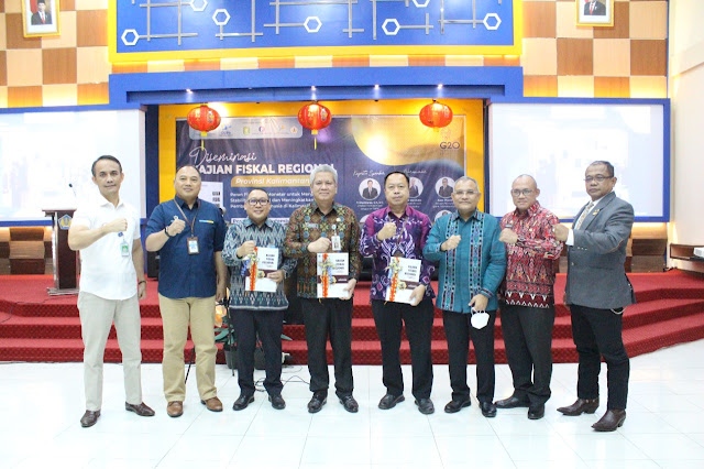 Kanwil DJPb Provinsi Kalimantan Barat menyelenggarakan Diseminasi Kajian Fiskal Regional (KFR) Triwulan II Tahun 2022 Provinsi Kalimantan Barat