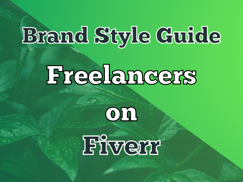Brand Style Guide Freelancers on Fiverr