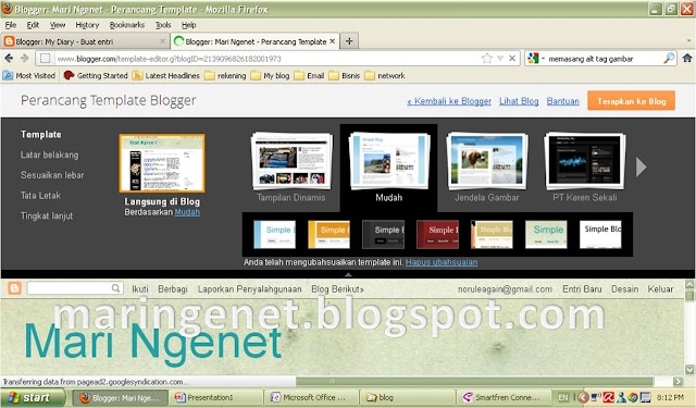 Tampilan Baru Blogger, template, new look blogger