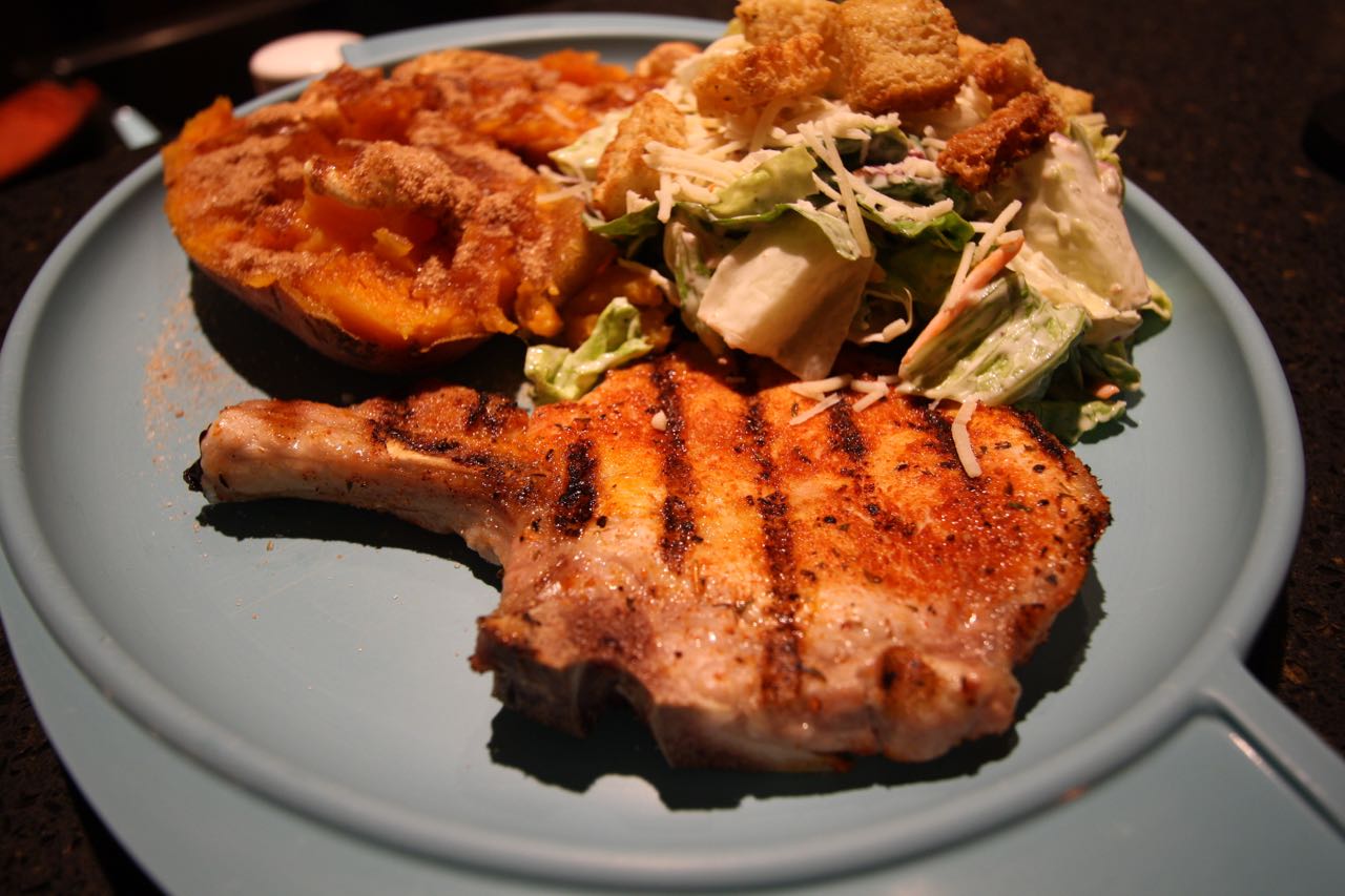 The Roediger House: Meal No. 1694: Grilled Center Cut Pork Chops