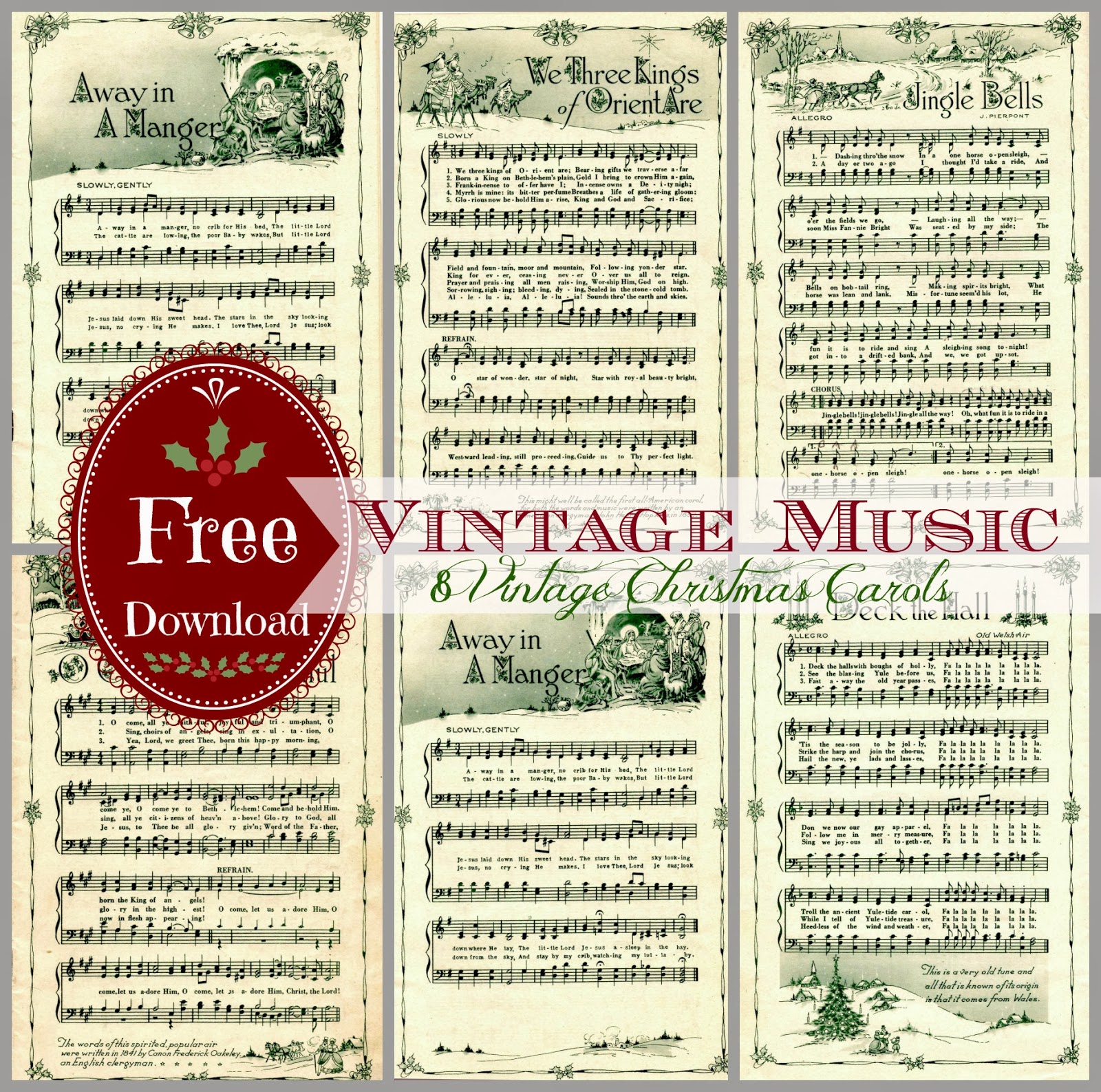 Vintage Country Style: Vintage Christmas Music Download