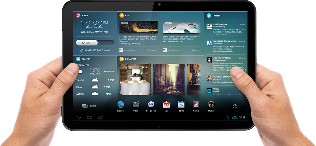 HRJ Tricks: Chameleon. A Better Home Screen For Your Android Tablet