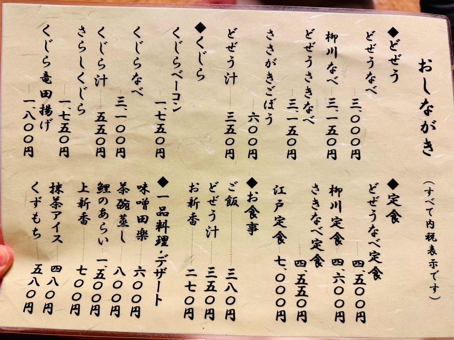 日本東京美食推薦 淺草餐廳必吃 百年在地老店 泥鰍鍋 駒形どぜう, 鯨魚肉料理