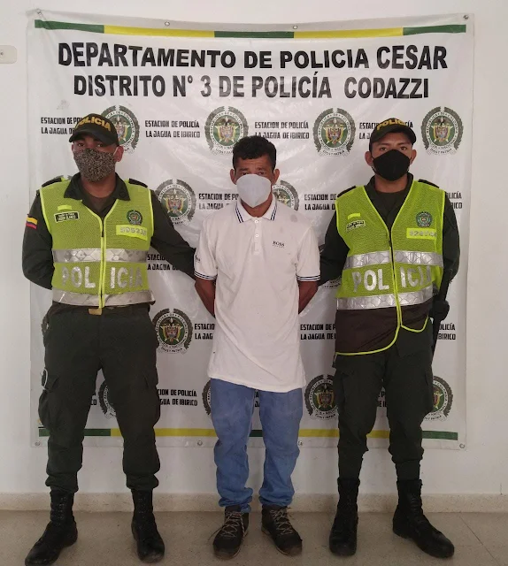 En La Jagua de Ibirico encuentran sujeto solicitado por homicidio en Santa Marta