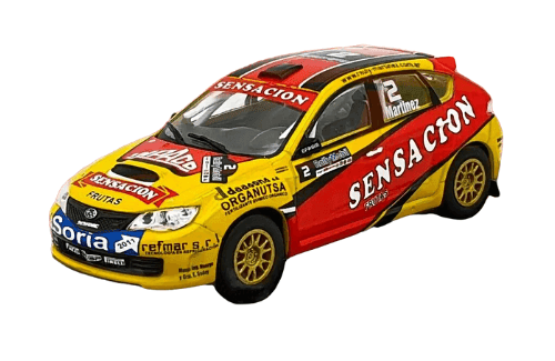 wrc coleccion salvat mexico, subaru impreza sti 1:43 raul martinez