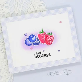 Sunny Studio Stamps: Berry Bliss Customer Card by Monica