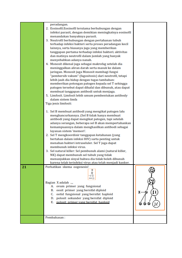 BIOLOGI GONZAGA: PRE TEST UN BIOLOGI 2014