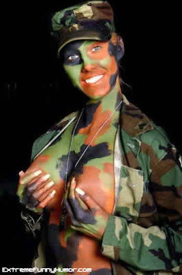 Sexy Troops Body Painting