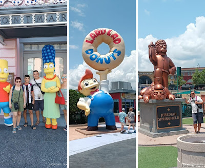 Los Simpsons en Universal Studios Florida.