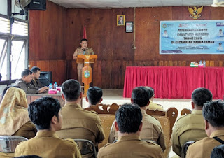 Bupati Sekadau Buka Musrenbang RKPD 2025 di Kantor Camat Nanga Taman. (Tim Liputan)